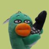 Funky Guitar Duck Keychain