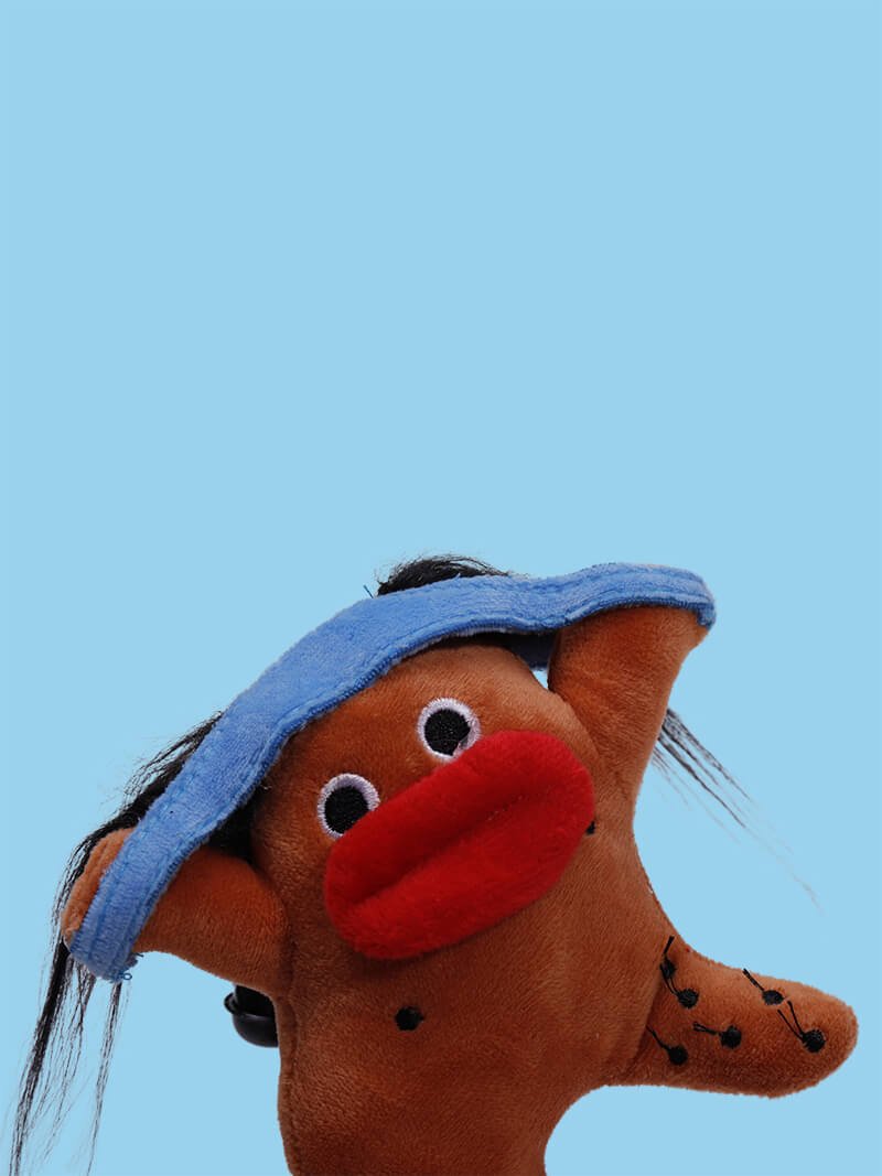 Jazzy Lips Duck Bell Clip