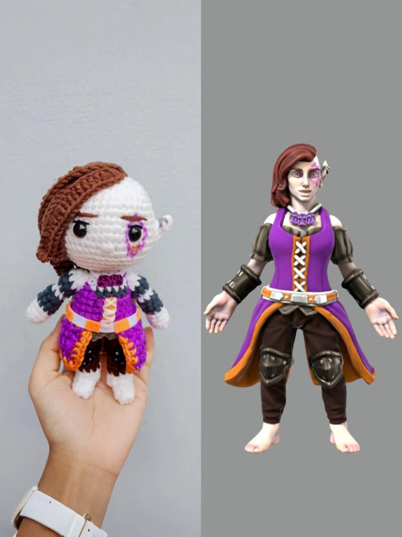 Handmade Game & Anime Crochet Dolls