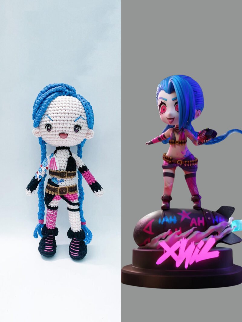 Handmade Game & Anime Crochet Dolls