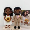 Custom Wedding Couple Crochet Dolls