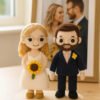 Custom Wedding Couple Crochet Dolls